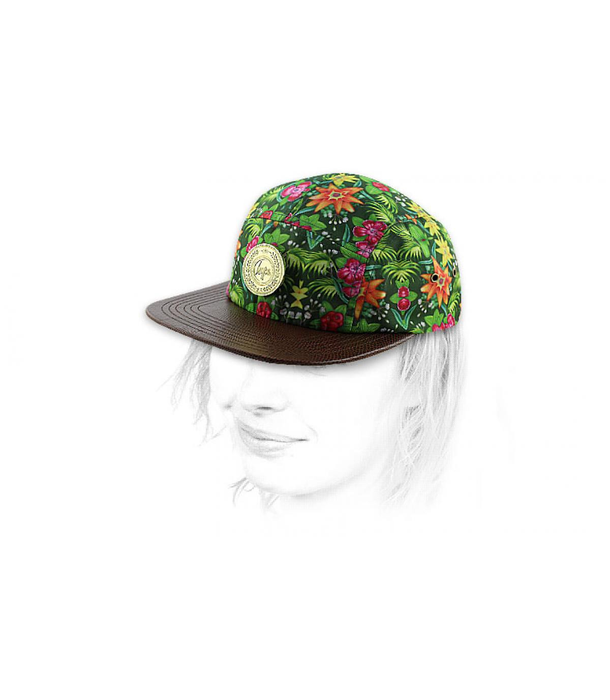 Casquette Hype femmes fleurs